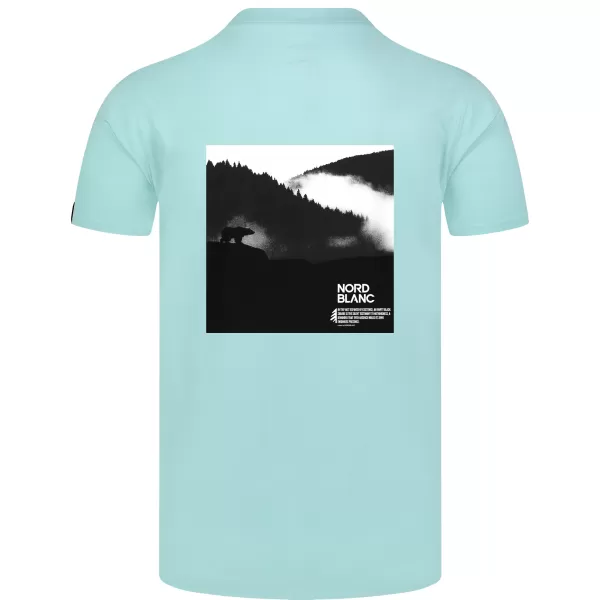  Tricou pentru bărbați NORDBLANC NOTHINGNESS NBSMT8150 ALBASTRU DESCHIS 