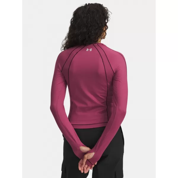  Tricou pentru femei UNDER ARMOUR UA COLDGEAR TEXTURED CREW 6003999-659 ROŞU 