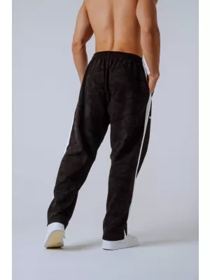 Pantaloni de trening relaxed POWER 904 DARK BROWN CAMO Nebbia