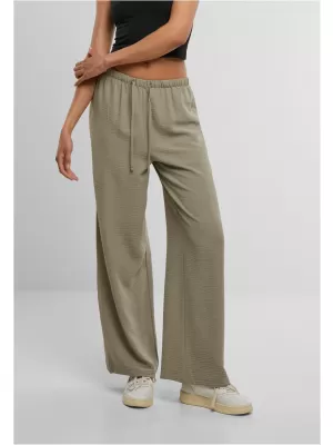 Pantaloni de dama URBAN CLASSICS TB7500 MĂSLINE PALID