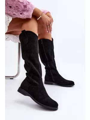 Cizme de dama S.BARSKI HY66-132 NEGRU