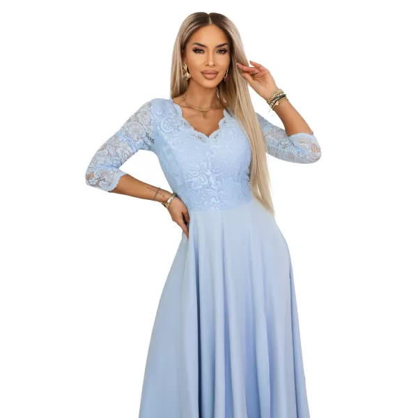  Rochie NUMOCO 309-15 ALBASTRU DESCHIS 