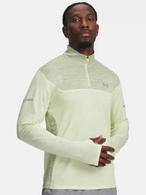 Tricou pentru bărbați UNDER ARMOUR UA TECH UTILITY 1/4 ZIP 6004963-391 VERDE