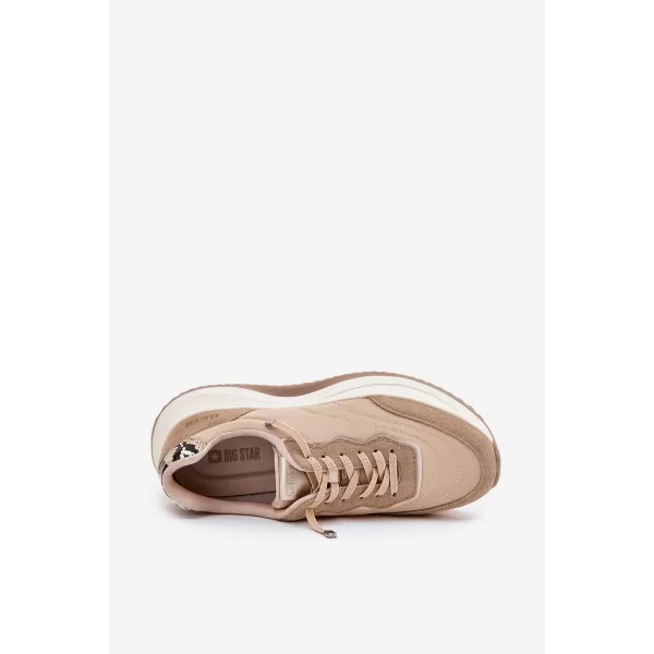  Adidasi de dama BIG STAR RR274A345 BEI Pantofi Big Star 