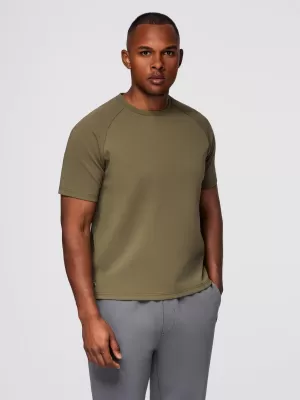 Tricou pentru bărbați OMBRE OM-TSCT-0240 MĂSLINE
