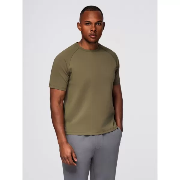  Tricou pentru bărbați OMBRE OM-TSCT-0240 MĂSLINE 