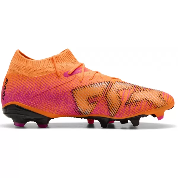  Cizme PUMA FUTURE 8 MATCH FG/AG 108593-03 HEAT FIRE/ CĂLDURĂ FOC/PUMA NEGRU/RAVISH 