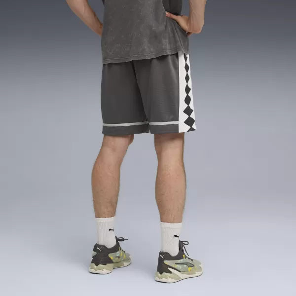  Pantaloni scurți pentru bărbați PUMA PITP ALL JAWS 6.5" SHORT 632918-01 GRI ÎNTUNERIC 