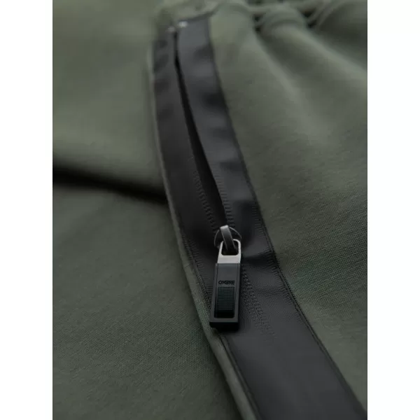  Pantaloni de trening pentru bărbați OMBRE OM-PASK-0281 VERDE MĂSLINIU ÎNCHIS 