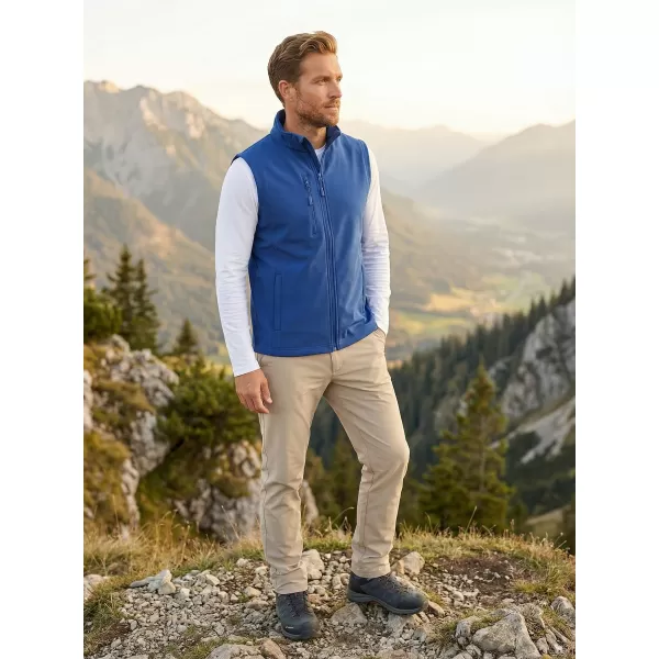  Vestă softshell pentru bărbați ALTISPORT NoPrint NP/ALM865 ALBASTRU REGAL 
