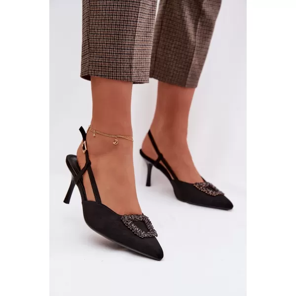  Sandale de dama BOTO ISMERIA 41661 NEGRU 