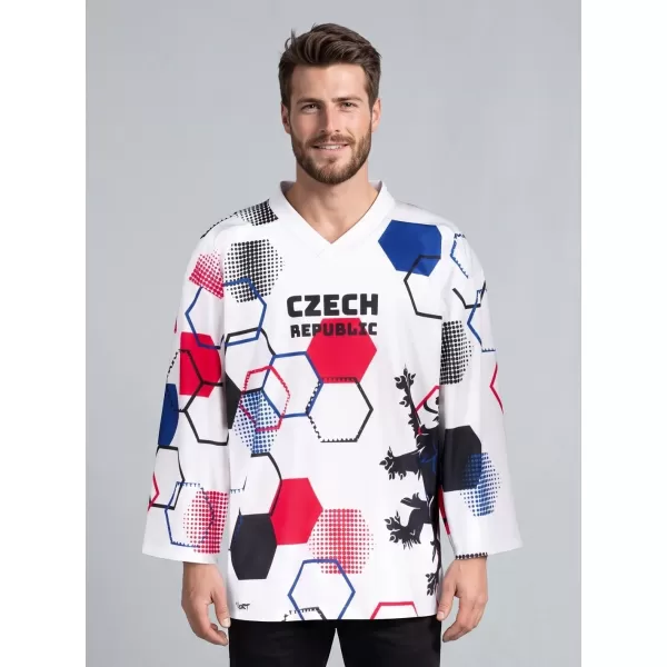 Tricou unisex premium ALTISPORT VOJ/ALU036DRES01 HEXA ALB 