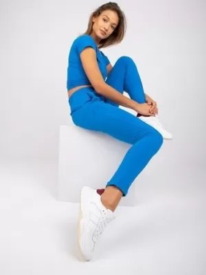 Pantaloni de trening pentru femei BASIC FEEL GOOD RV-DR-3589.10X ALBASTRU ÎNCHIS