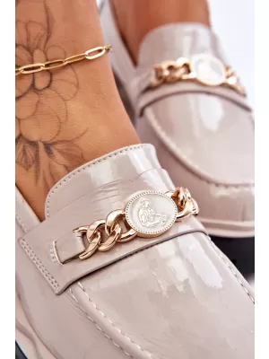 Mocasini de dama S.BARSKI Ronin GRI DESCHIS