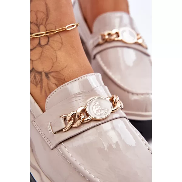  Mocasini de dama S.BARSKI Ronin GRI DESCHIS 