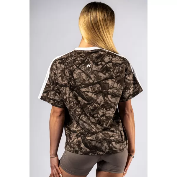  Tricou relaxat POWER 894 LIGHT BROWN CAMO Nebbia 