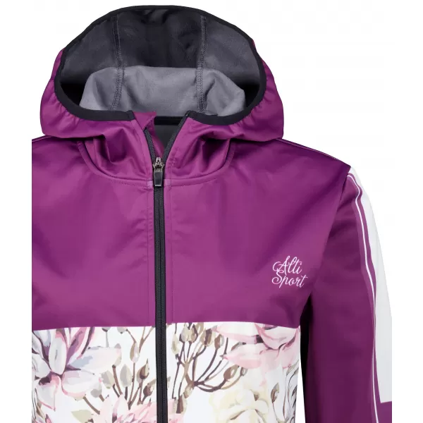  Jachetă softshell premium pentru femei ALTISPORT VOJ/ALW008JACK01 BURGUNDIA 