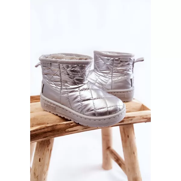  Cizme de zapada pentru copii BIG STAR KK374241 SILVER Pantofi Big Star 