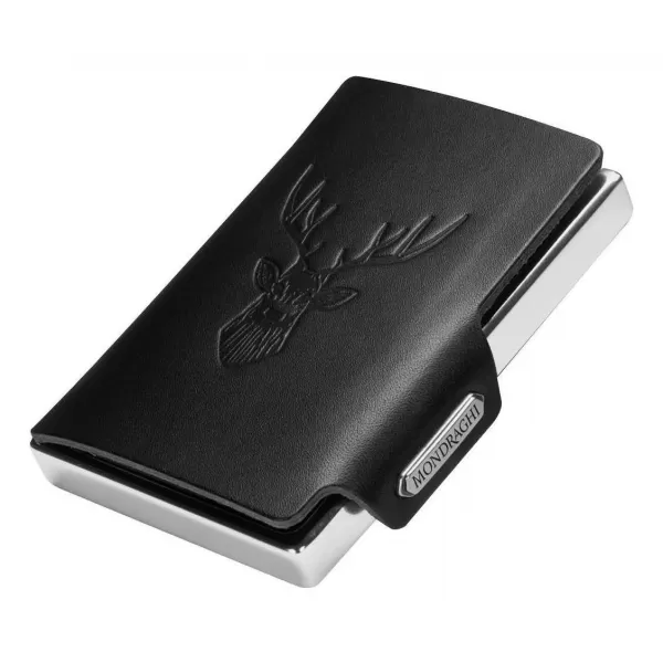  Portofel MONDRAGHI Silhouette Classic Deer NEGRU 