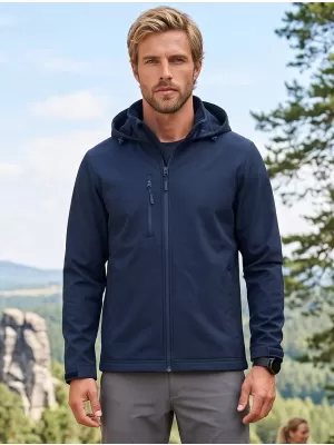 Jachetă softshell pentru bărbați ALTISPORT NoPrint NP/ALM845 ALBASTRU MARIN