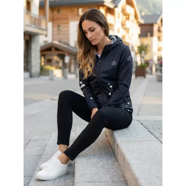  Jachetă softshell premium pentru femei ALTISPORT VOJ/ALW077JACK01 NEGRU 