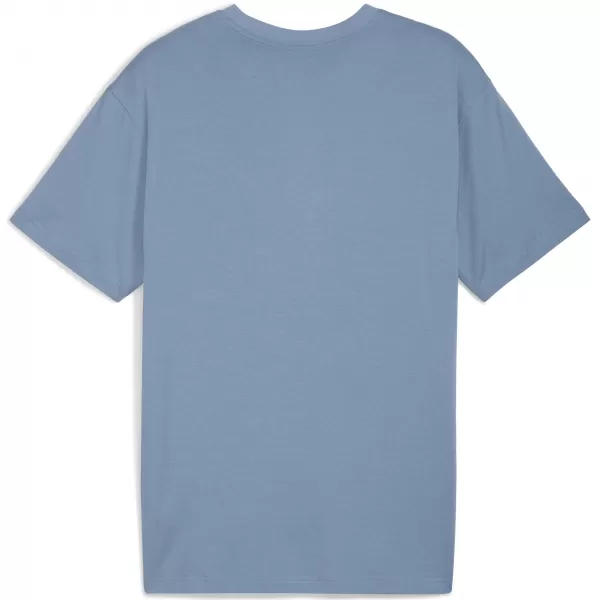  Tricou pentru bărbați PUMA GRAPHIC WORLD TOUR TEE 632112-34 ALBASTRU RECE 
