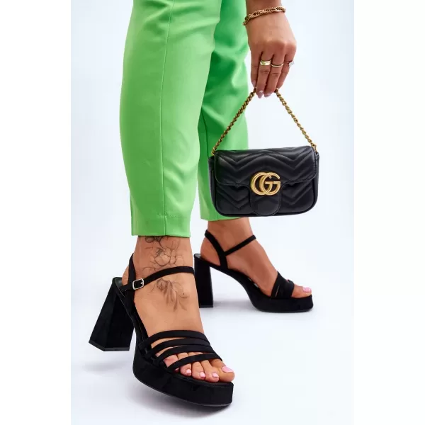  Sandale de dama BOTO VERDA 24605 NEGRU 