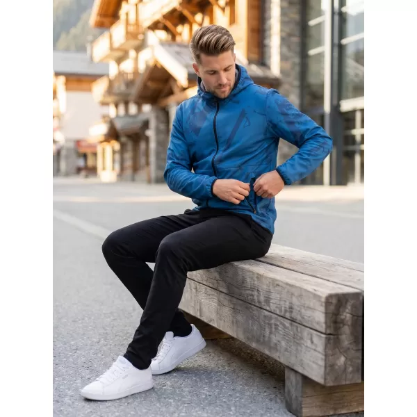  Jachetă softshell premium pentru bărbați ALTISPORT VOJ/ALM079JACK01 ALBASTRU 