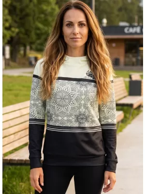 Hanorac funcțional premium pentru femei ALTISPORT VOJ/ALW023MI01 ALB