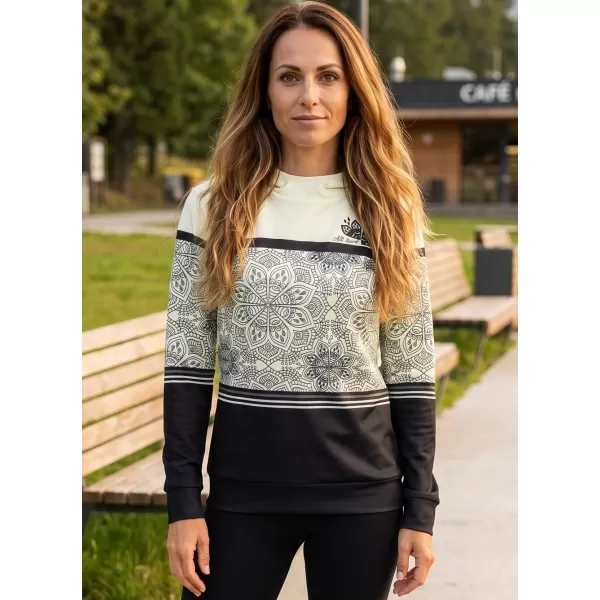 Hanorac funcțional premium pentru femei ALTISPORT VOJ/ALW023MI01 ALB 