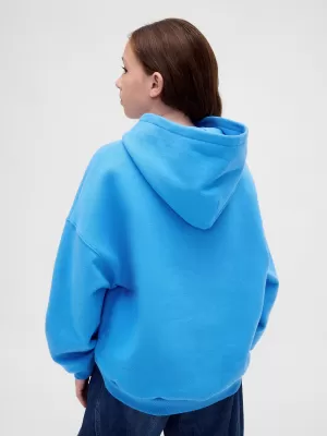 Hanorac pentru copii GAP HOODIE PULLOVER 847145-00 ALBASTRU SUPERSONIC