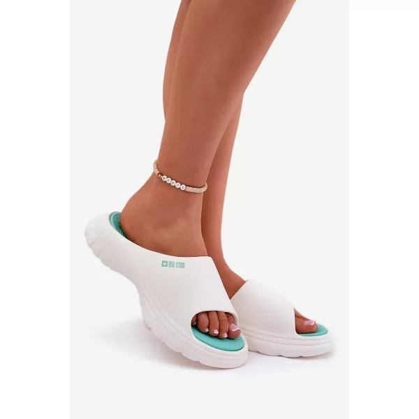  Papuci dama BIG STAR RR274A586 WHITE Pantofi Big Star 