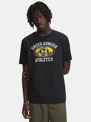 Tricou pentru bărbați UNDER ARMOUR UA M 60/40S ARMOR GLOBE SS 6009261-001 NEGRU