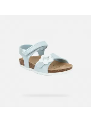 Sandale pentru fete GEOX CHALKI B552RD000NFC4070 TURCOAZ