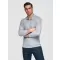 Tricou pentru bărbați OMBRE OM-POBL-0162 MELANGE GRI