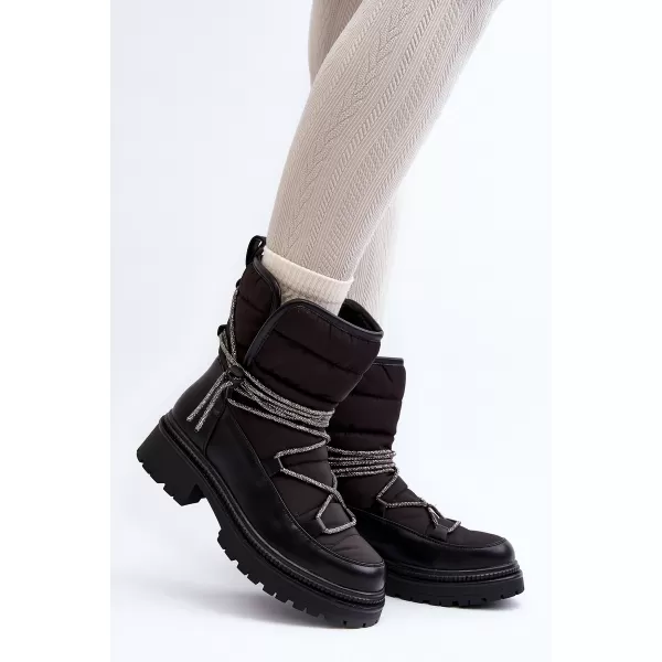  Pantofi de dama BOTO RILANA 29457 NEGRU 