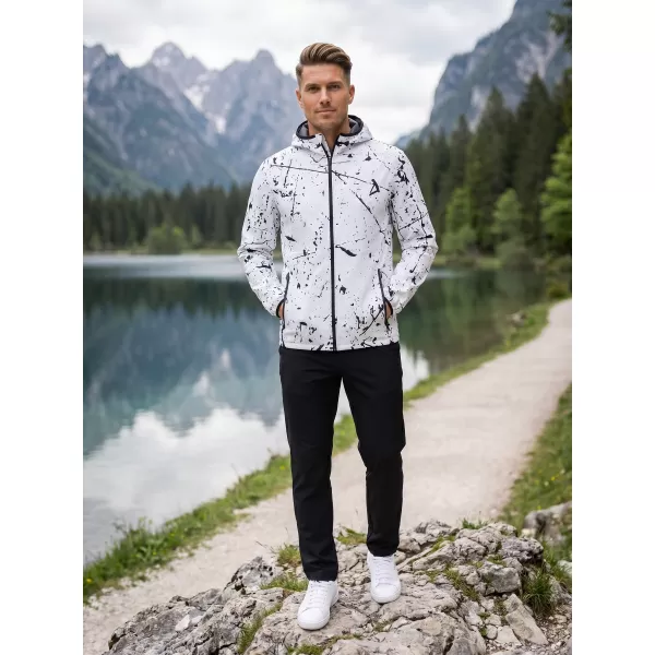  Jachetă softshell premium pentru bărbați ALTISPORT VOJ/ALM034JACK01 ALB 