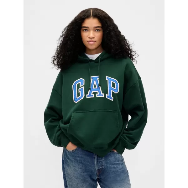  Hanorac pentru bărbați GAP HEAVYWEIGHT LOGO HOODIE PULLOVER 823104-03 VÂNĂTOR ADÂNC 