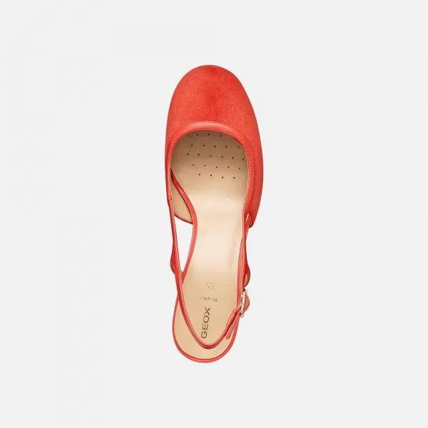  Pantofi de dama GEOX VIRNILISA 65 G013228 ROŞU 