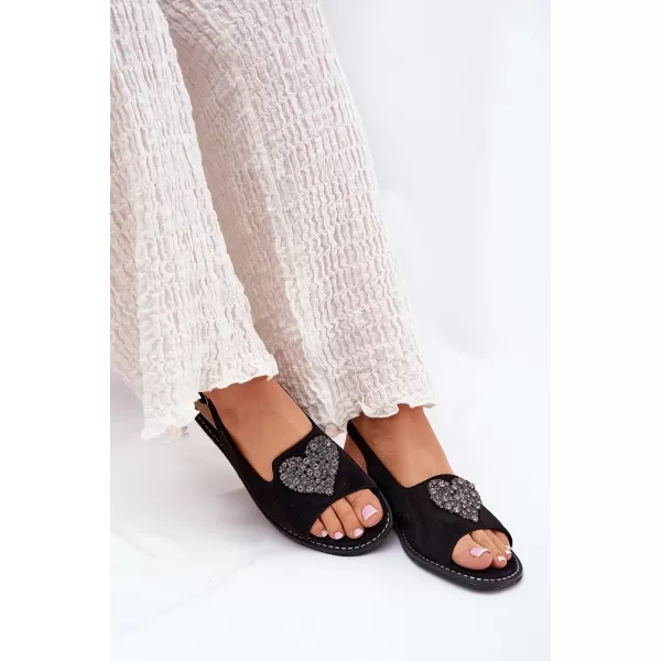 Sandale de dama S.BARSKI KV27-018 NEGRU 