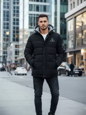 Jachetă pentru bărbați DSTREET TX5091 NEGRU