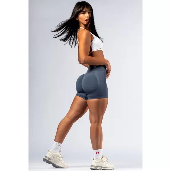  Pantaloni scurți push-up cu talie înaltă POWER 893 GREY Nebbia 