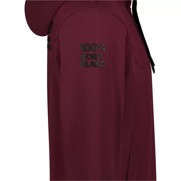  Jachetă softshell pentru bărbați NORDBLANC CANOPY NBSSM8340 BURGUNDIA 