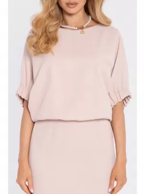 Rochie MOE M904 BEJ DESCHIS