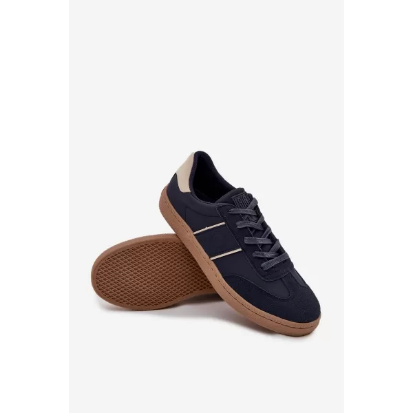  Pantofi bărbați BIG STAR SS174079 ALBASTRU Pantofi Big Star 