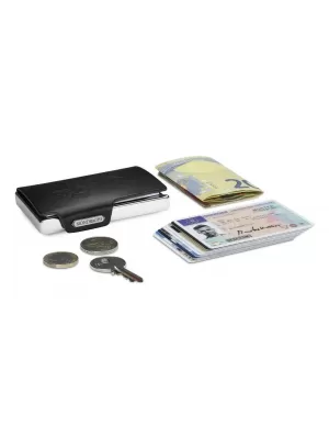 Portofel MONDRAGHI Silhouette Edelweiss NEGRU