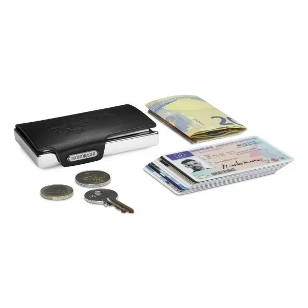  Portofel MONDRAGHI Silhouette Edelweiss NEGRU 