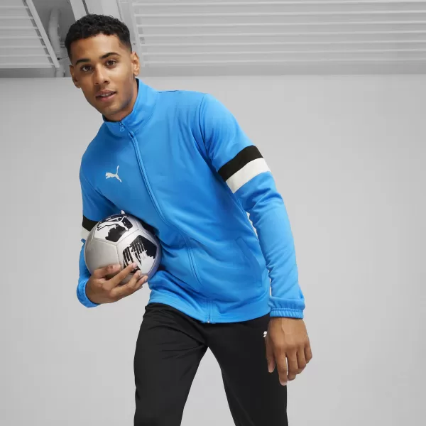  Set trening pentru bărbați PUMA TEAMRISE TRACKSUIT 658653_02 IGNITE BLUE/ APRINDE ALBASTRU/NEGRU PUMA 