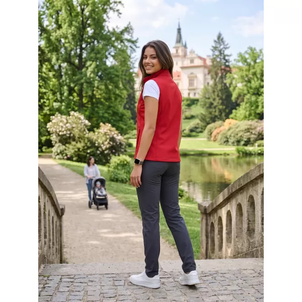  Vesta softshell dama ALTISPORT NoPrint NP/ALW965 ROŞU 