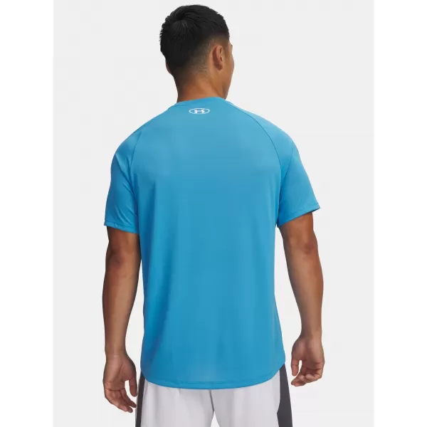  Tricou pentru bărbați UNDER ARMOUR UA TECH 2.0 SS TEE ALBASTRU 